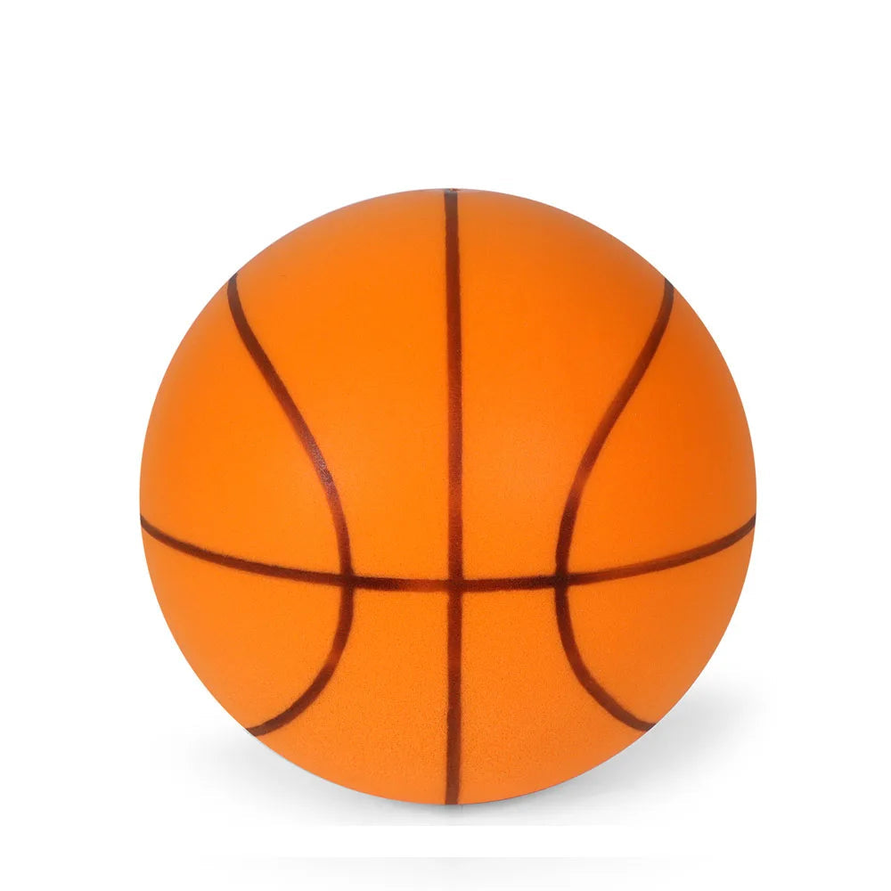 Bezgłośny piłka do koszykówki dla dzieci do użytku w pomieszczeniach, piankowa piłka do koszykówki, skacząca, bez hałasu, ściskana, wyciszona piłka, lekka piłka sportowa.