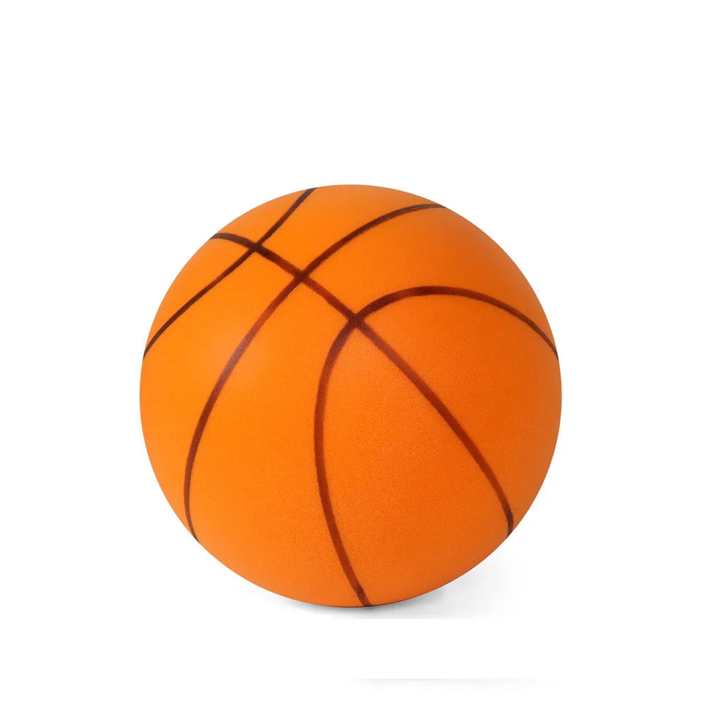 Bezgłośny piłka do koszykówki dla dzieci do użytku w pomieszczeniach, piankowa piłka do koszykówki, skacząca, bez hałasu, ściskana, wyciszona piłka, lekka piłka sportowa.