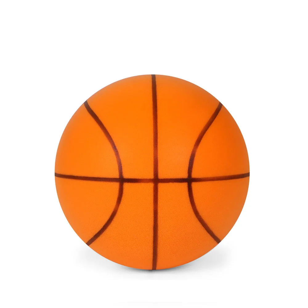 Bezgłośny piłka do koszykówki dla dzieci do użytku w pomieszczeniach, piankowa piłka do koszykówki, skacząca, bez hałasu, ściskana, wyciszona piłka, lekka piłka sportowa.