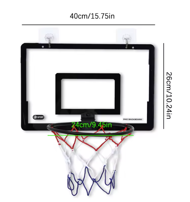 Domowy Kosz do Koszykówki z tablicą i siatką